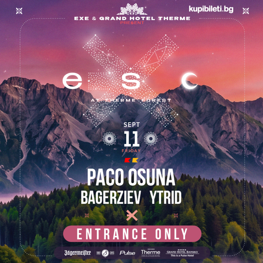 DAY 1 Ticket - ESC at THERME FOREST 